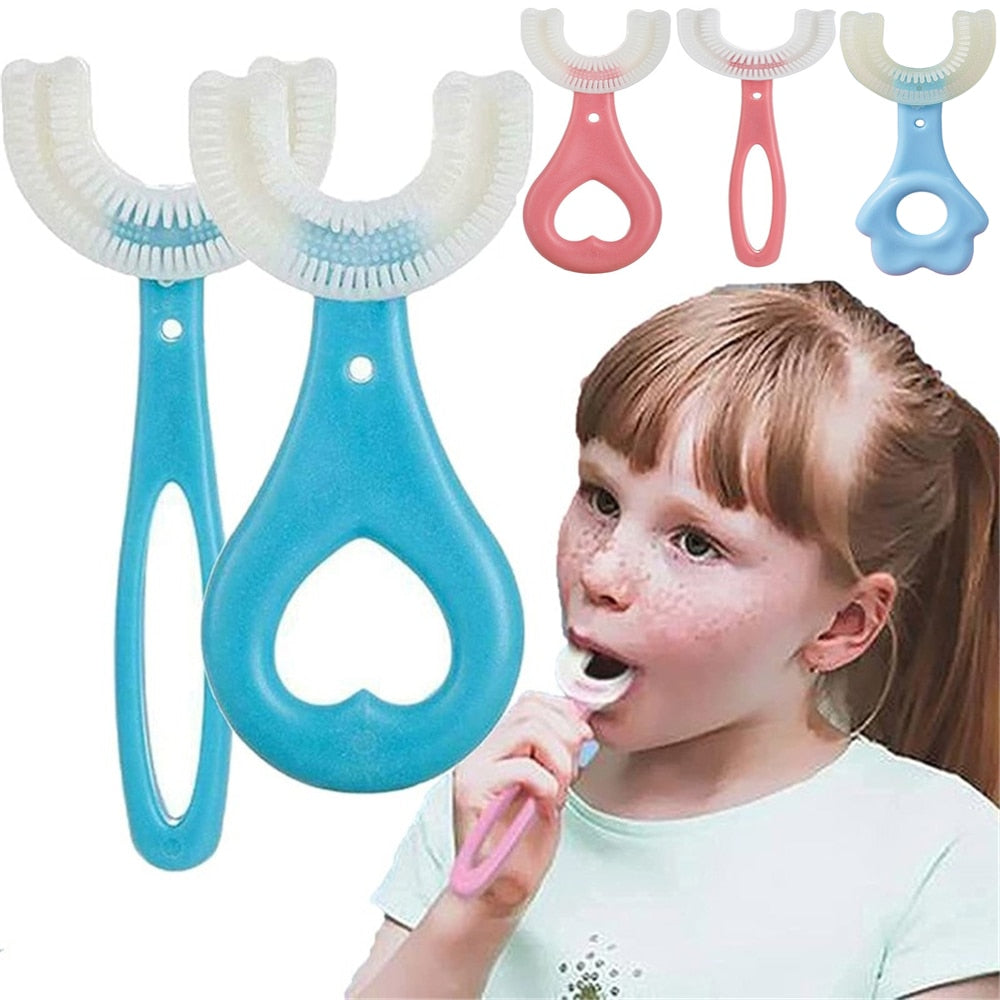 Escova de Dente Infantil 360 Graus
